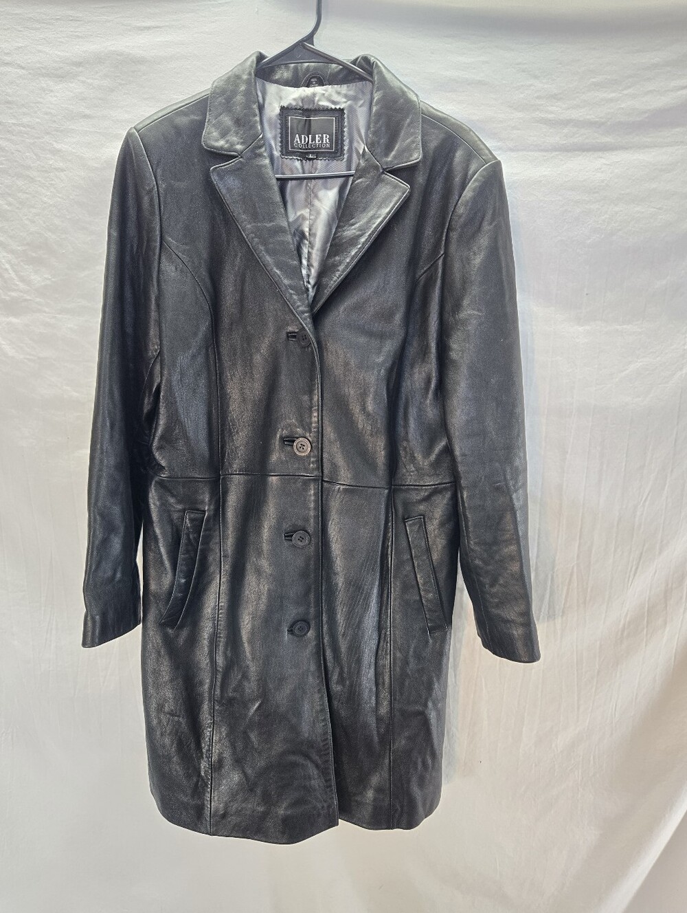 Vintage Lamb Leather Jacket Jonathan Adler Collection Women's Large Buffy Style